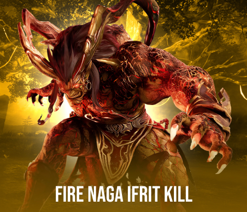 Fire Naga Ifrit World Boss Kill